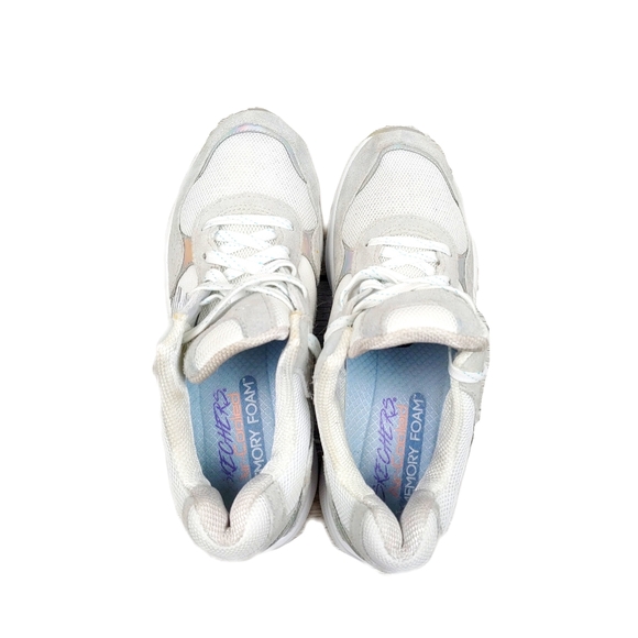 Skechers Meridian No Worries Wmn 8.5 Lthr Sneakers - Picture 7 of 9